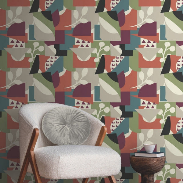 Cut Outs Forest Wallpaper
