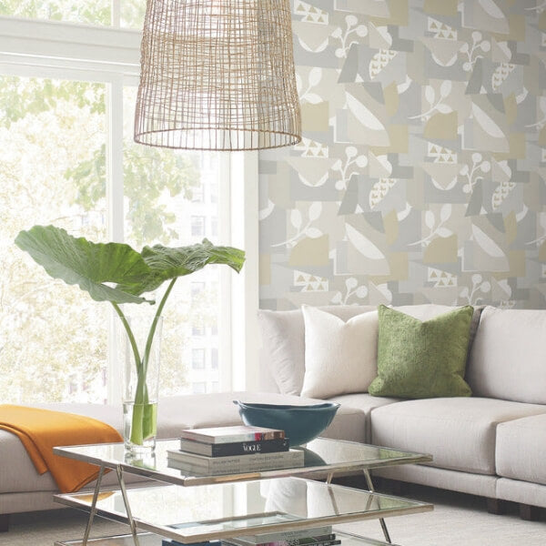 Cut Outs Neutral Wallpaper