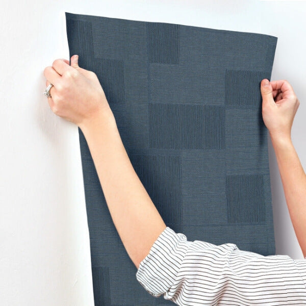 Contour Navy Wallpaper