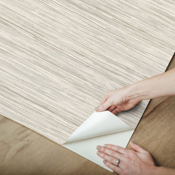 Bahia Grass Off White Peel & Stick Wallpaper