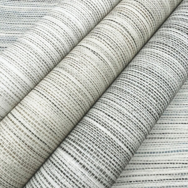 Cattail Weave White Peel & Stick Wallpaper