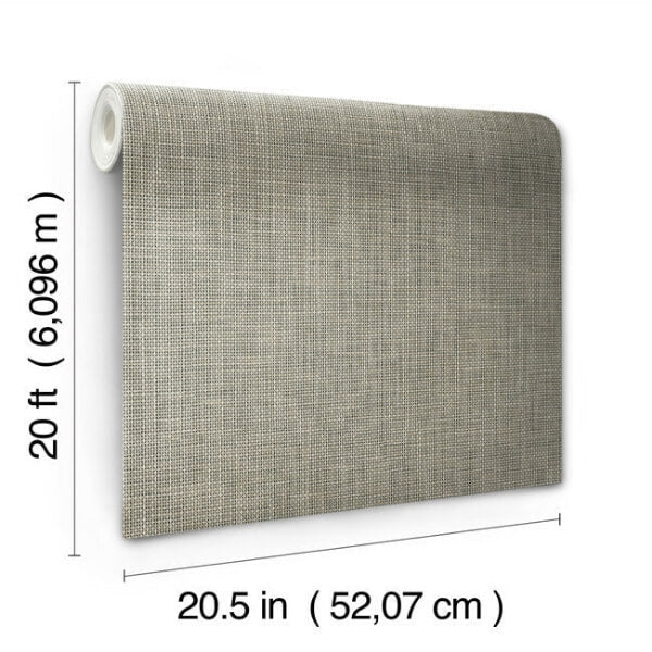 Reed Basket Brown Peel & Stick Wallpaper