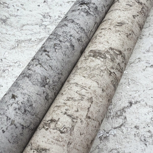Shimmering Cork Grey Peel & Stick Wallpaper