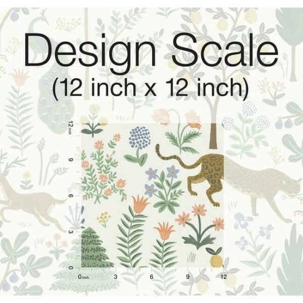 Menagerie Cream Peel & Stick Wallpaper