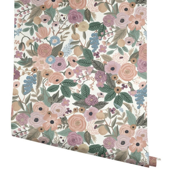 Garden Party Blush Multi Peel & Stick Wallpaper