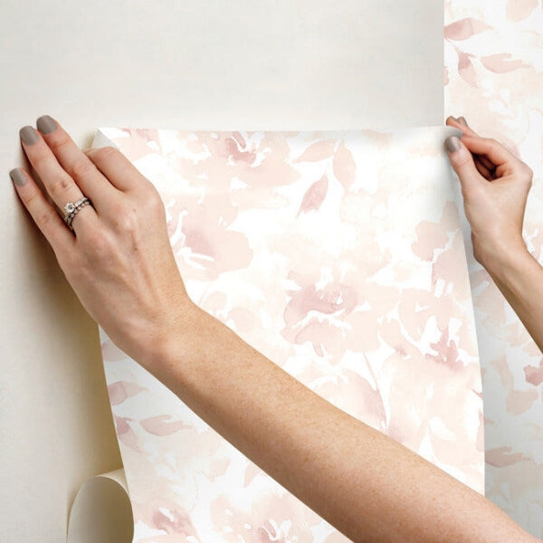 Renewed Floral Pink Wallpaper