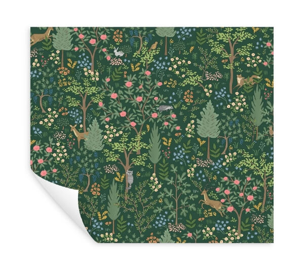 Woodland Emerald Peel & Stick Wallpaper