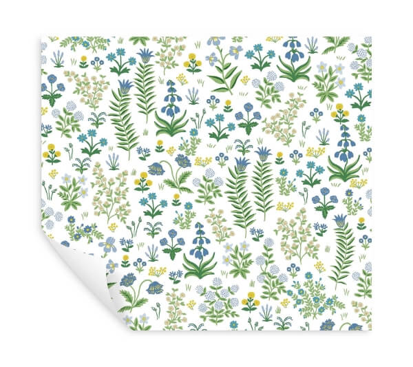 Menagerie Garden Blue Multicolor Peel & Stick Wallpaper