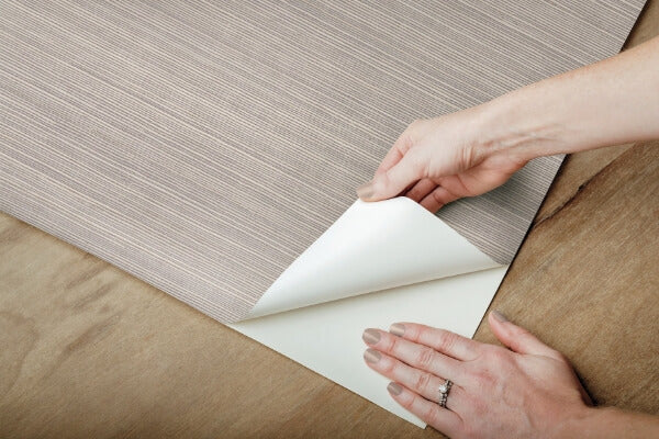 Natural Sisal Classic Grey Peel & Stick Grasscloth Wallpaper