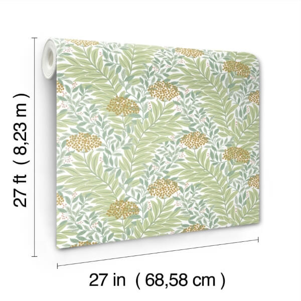 Highgrove White Wallpaper