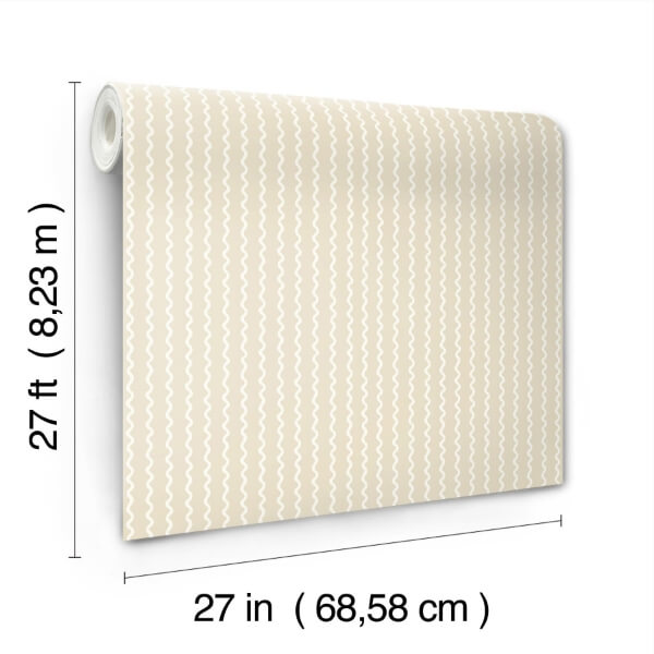 Rickrack Linen Wallpaper