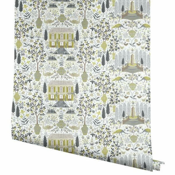 Camont Linen & Gold Wallpaper