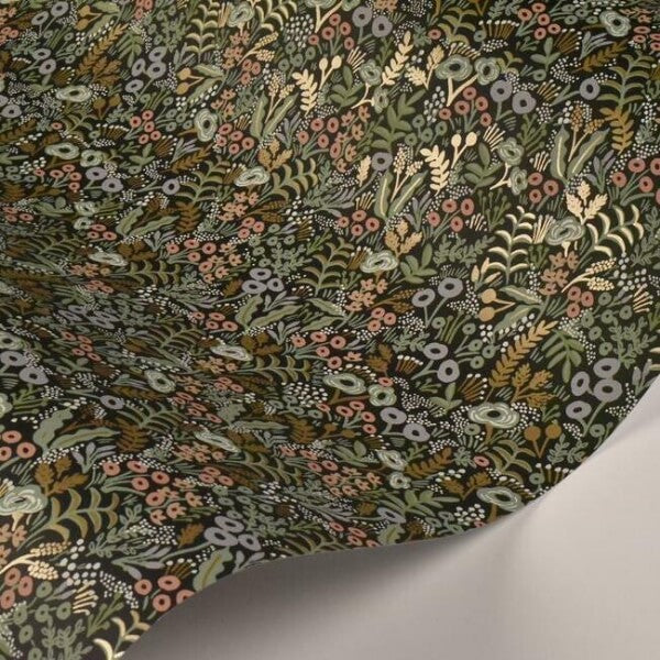 Tapestry Black Wallpaper