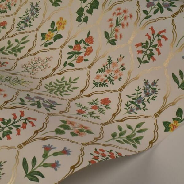 Hawthorne Cream Wallpaper
