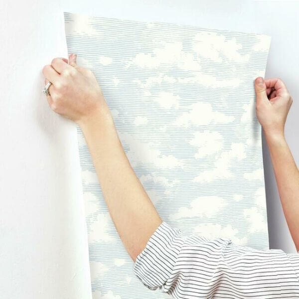 Cloud Cover Blue Wallpaper