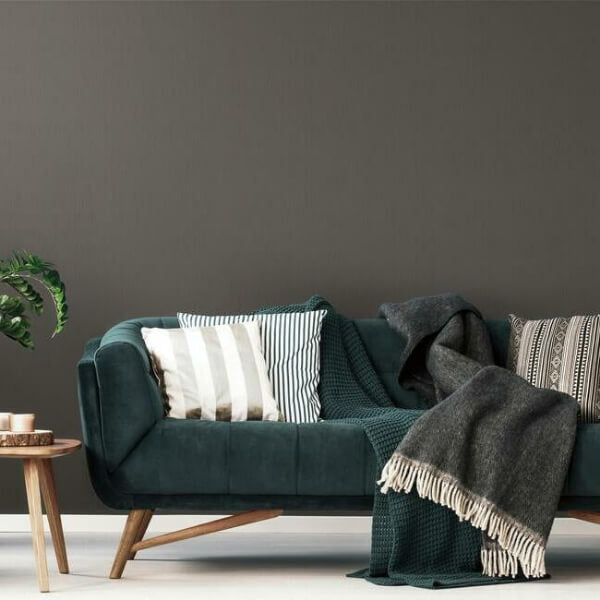 Cascade Glimmer Black Wallpaper