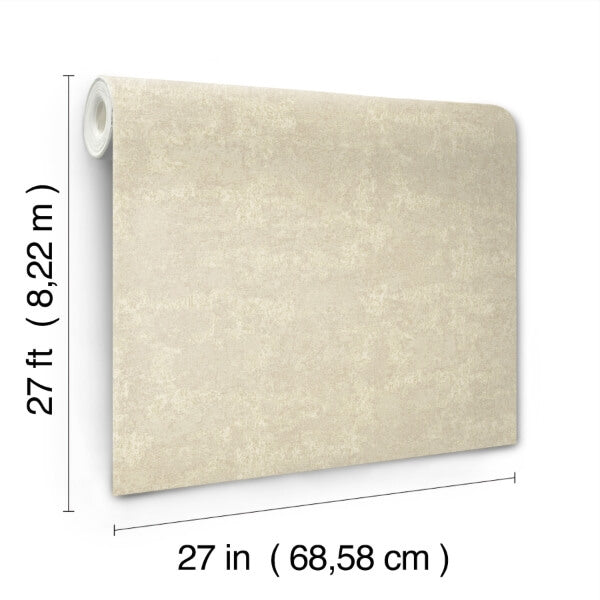 Crystal Cloud Beige Beaded Wallpaper