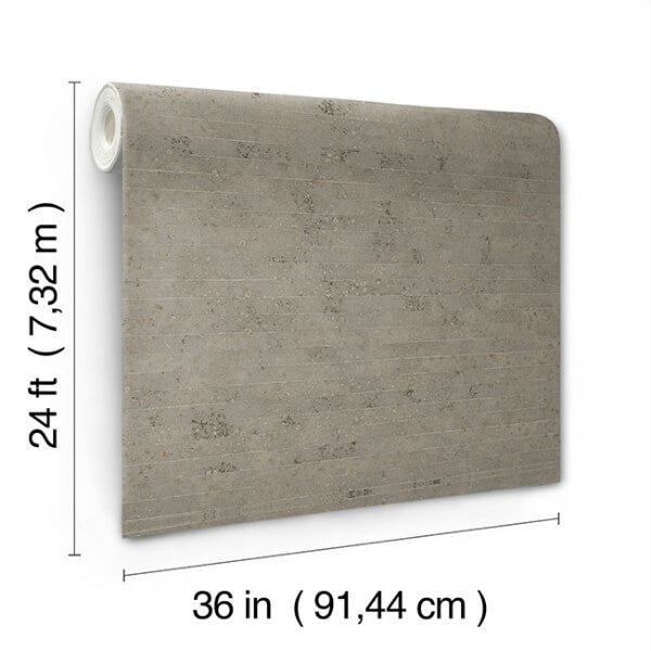 Handcrafted Paper Dark Taupe Wallpaper