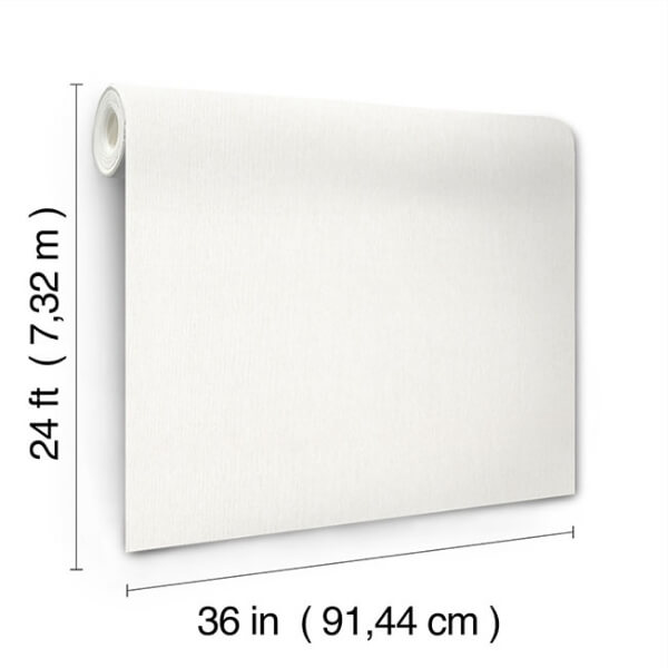 Check Paperweave Bright White Wallpaper