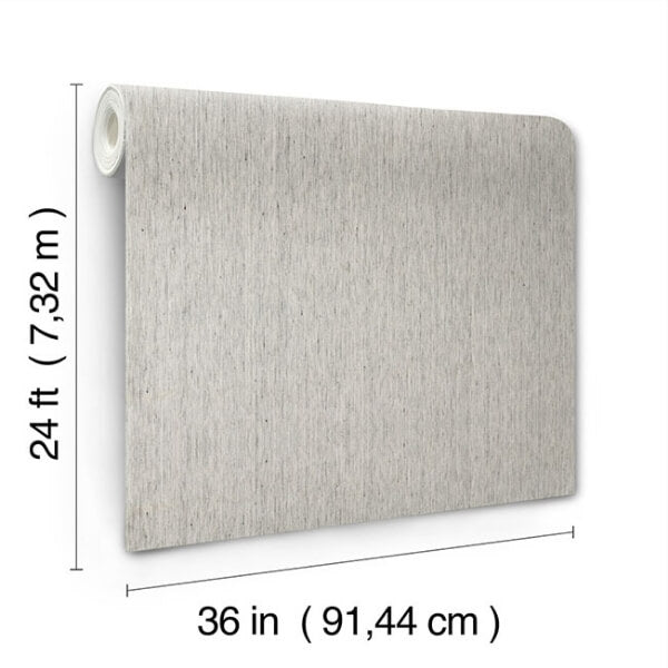 Variegated Linen Fog Wallpaper