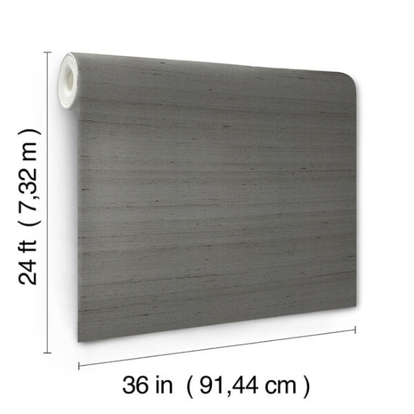 Silk Road Pewter Wallpaper