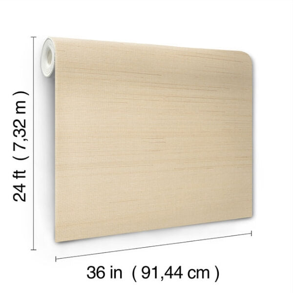 Fine Abaca Oak Wallpaper