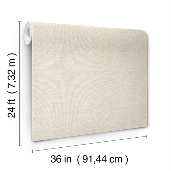 Timeless Paperweave Oyster Pearl Wallpaper