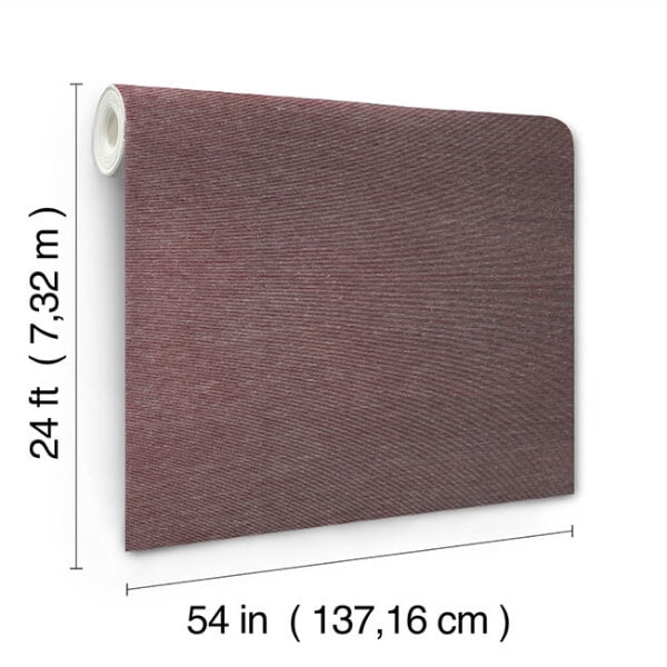 Linen Levels Fig Wallpaper