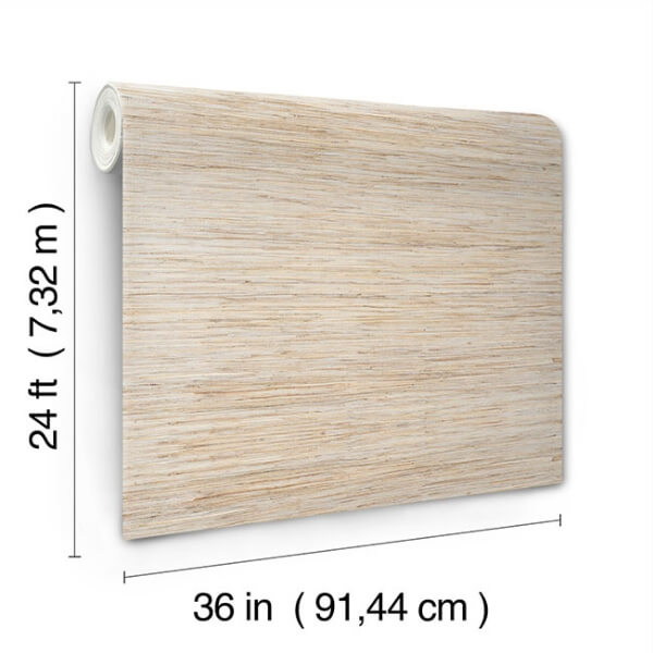 Misty Hemp Light Natural Wallpaper