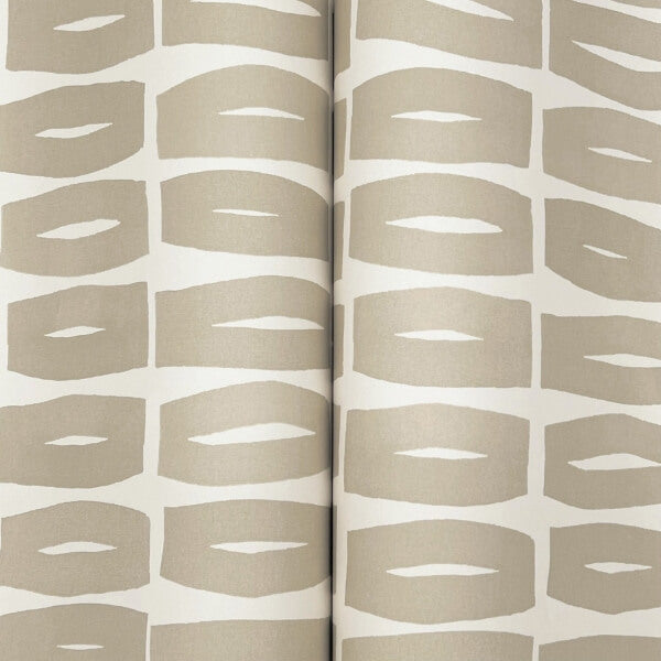 Modernist Motif Linseed Oil Wallpaper