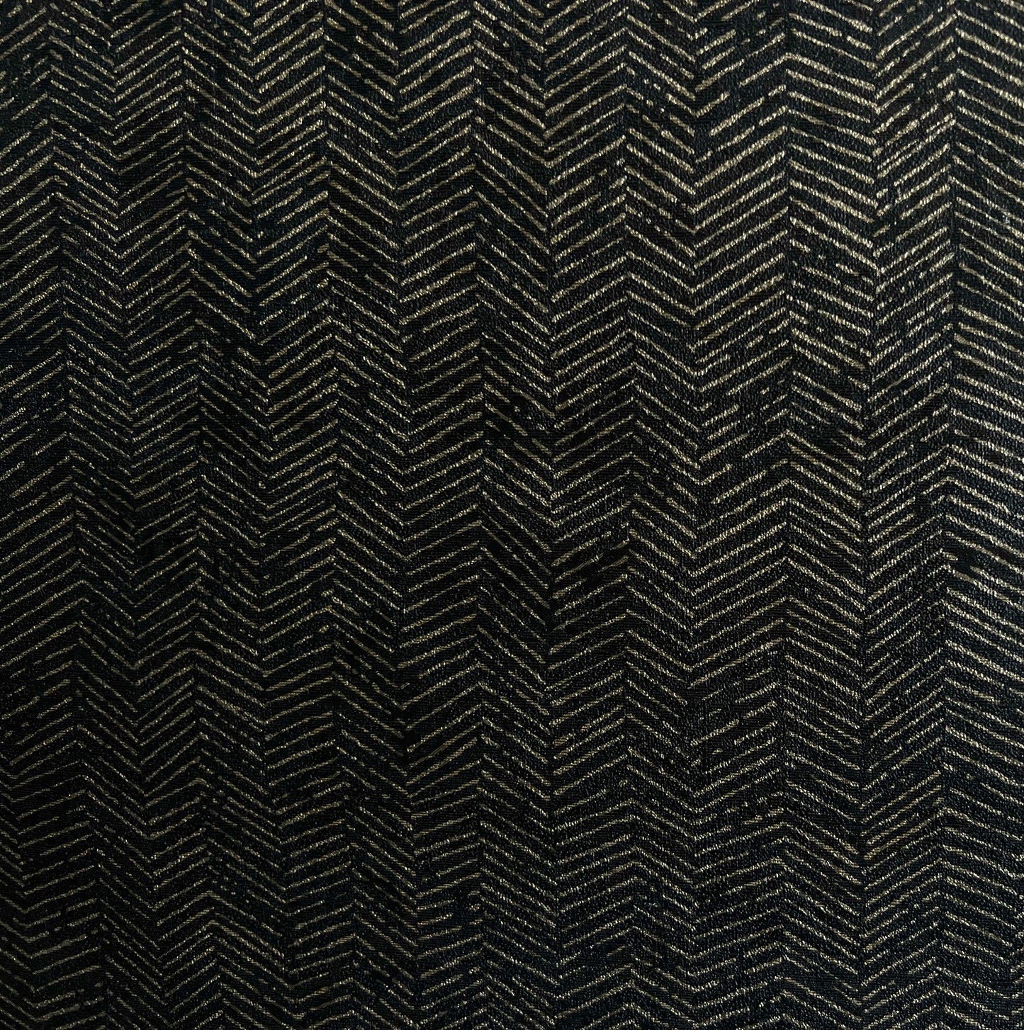 Beige Cascade on Black Wallpaper