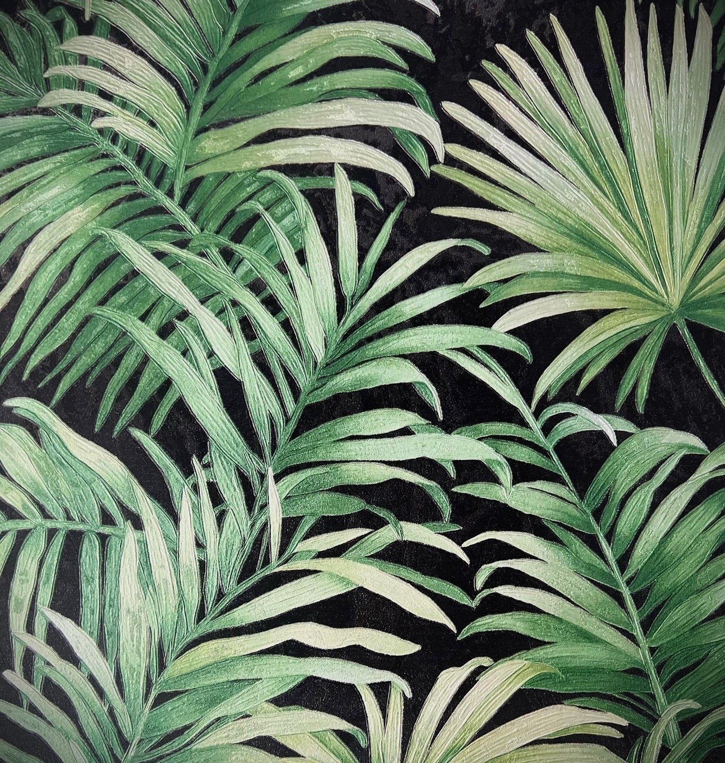 Midnight Oasis Palms Wallpaper