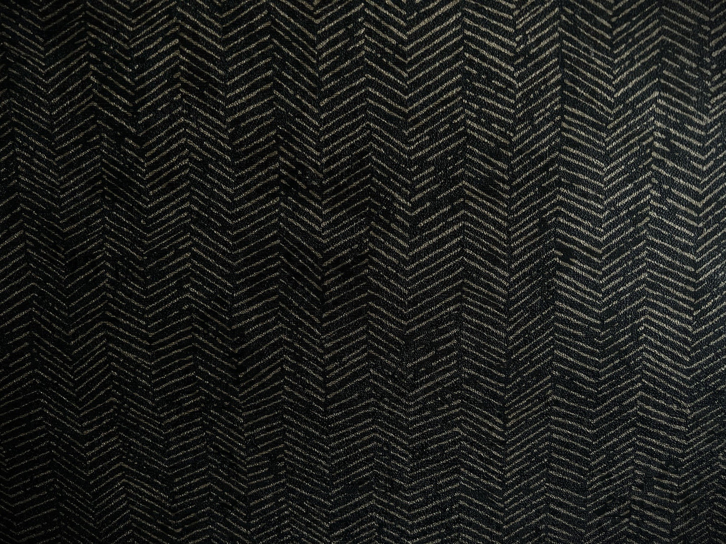 Beige Cascade on Black Wallpaper