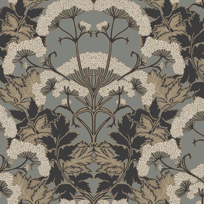 Yarrow Nouveau Wallpaper