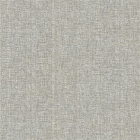 2702-22755 Oasis Grey Linen Wallpaper By Brewster