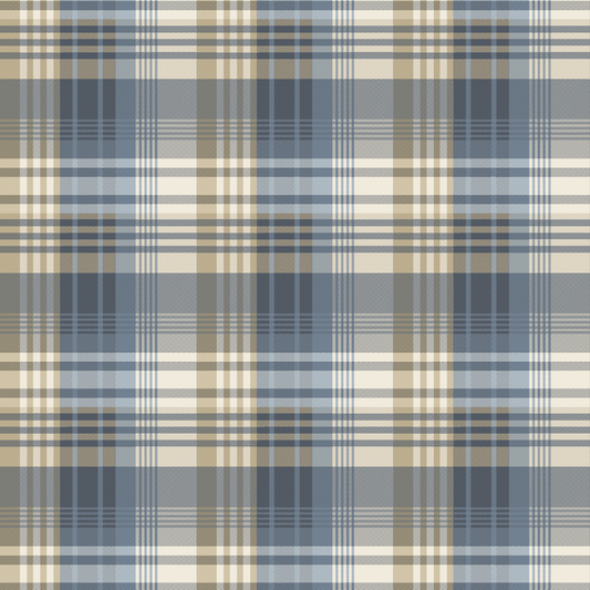 Mulberry Ancient Tartan - Indigo