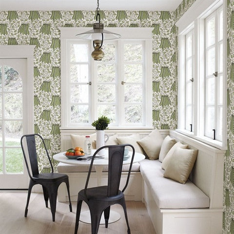 2821-25120 Peas In A Pod Olive Garden Wallpaper