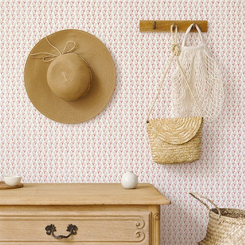 2903-25815 Landon Pink Abstract Geometric Wallpaper Blue Bell By A Street Prints