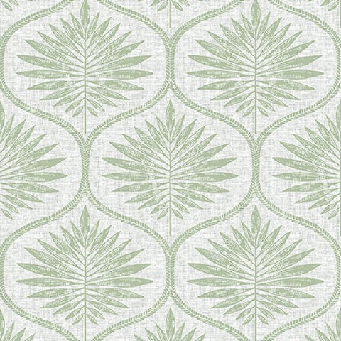 2861-25719 Laurel Light Green Ogee Equinox By A Street Prints