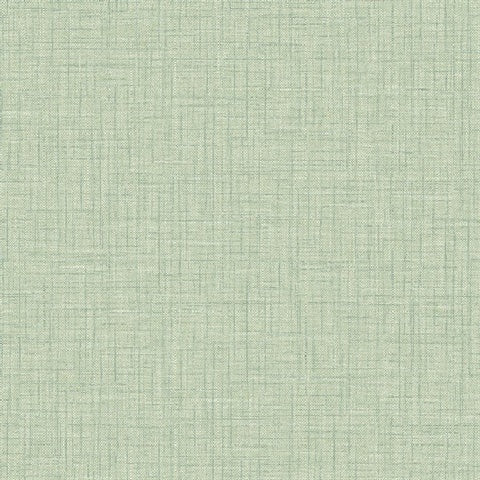 2903-25874 Jocelyn Light Green Faux Linen Wallpaper Blue Bell By A Street Prints