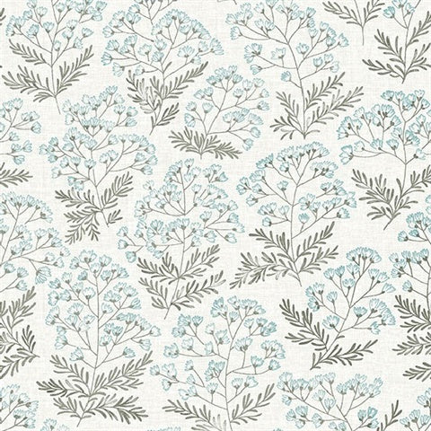 2861-25714 Floret Blue Floral Equinox By A Street Prints
