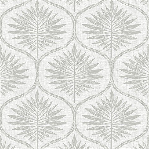 2861-25720 Laurel Light Grey Ogee Equinox By A Street Prints