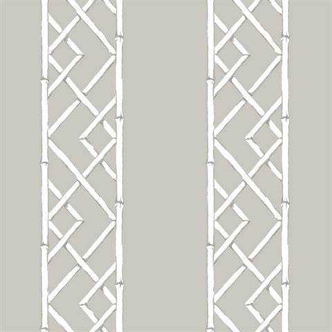 2785-24809 Platinum Latticework Wallpaper
