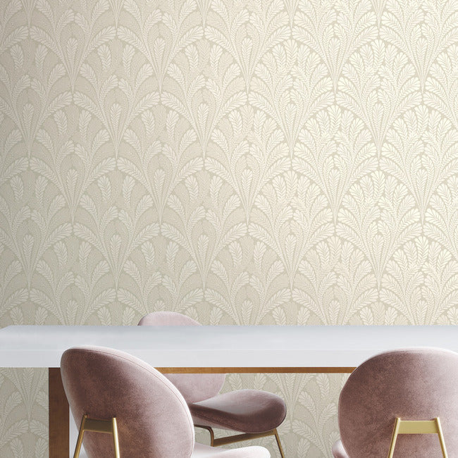 Shell Damask Wallpaper