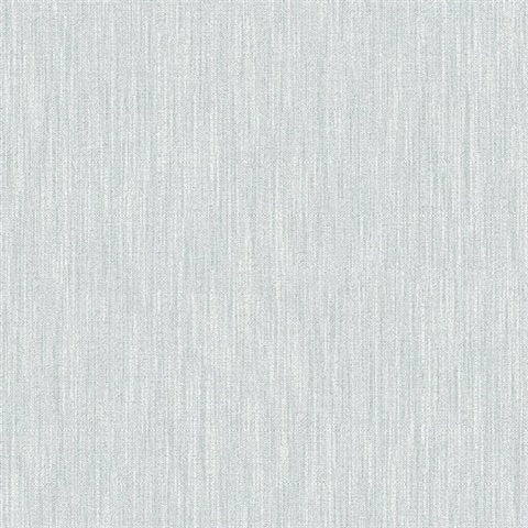 2903-25287 Chenille Light Blue Faux Linen Wallpaper Blue Bell By A Street Prints
