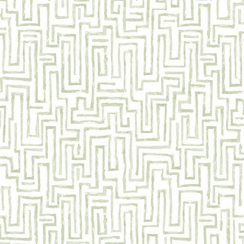 2861-25702 Ramble Sage Geometric Equinox By A Street Prints