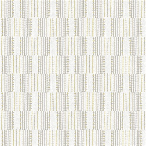 2903-25805 Burgen Grey Geometric Linen Wallpaper Blue Bell By A Street Prints