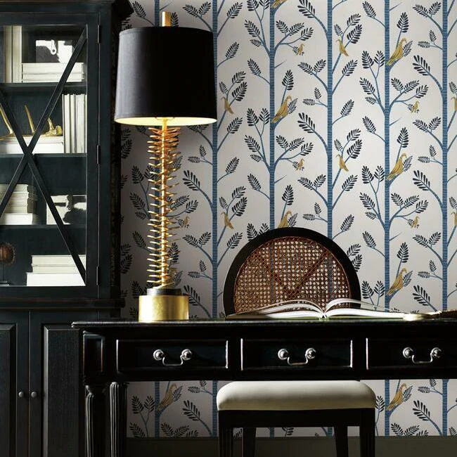 Aviary Branch Premium Peel and Stick Wallpaper