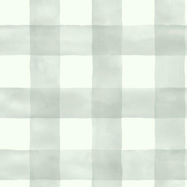 MH1519 Watercolor Check Wallpaper