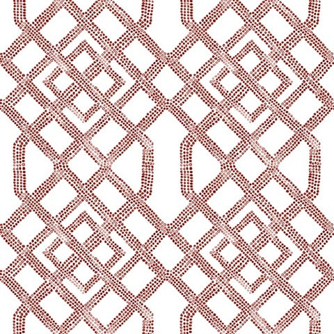 2861-25705 Traverse Red Trellis Equinox By A Street Prints